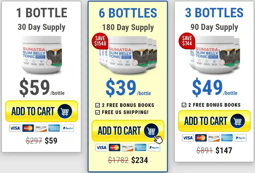 sumatra slim belly tonic price